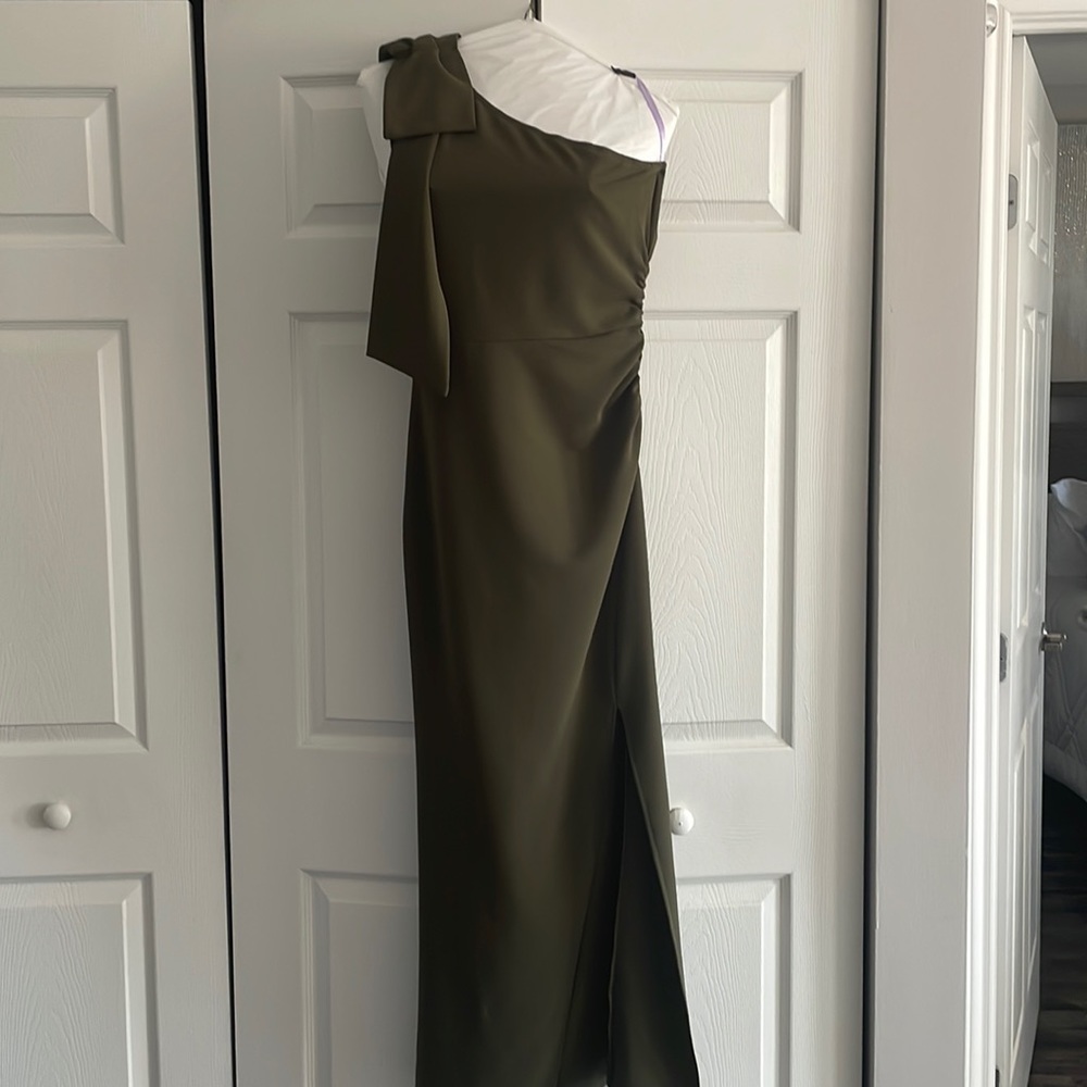One shoulder long dress